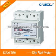 DRM75S medidores digitales electrónicos de una sola fase de vatios-hora